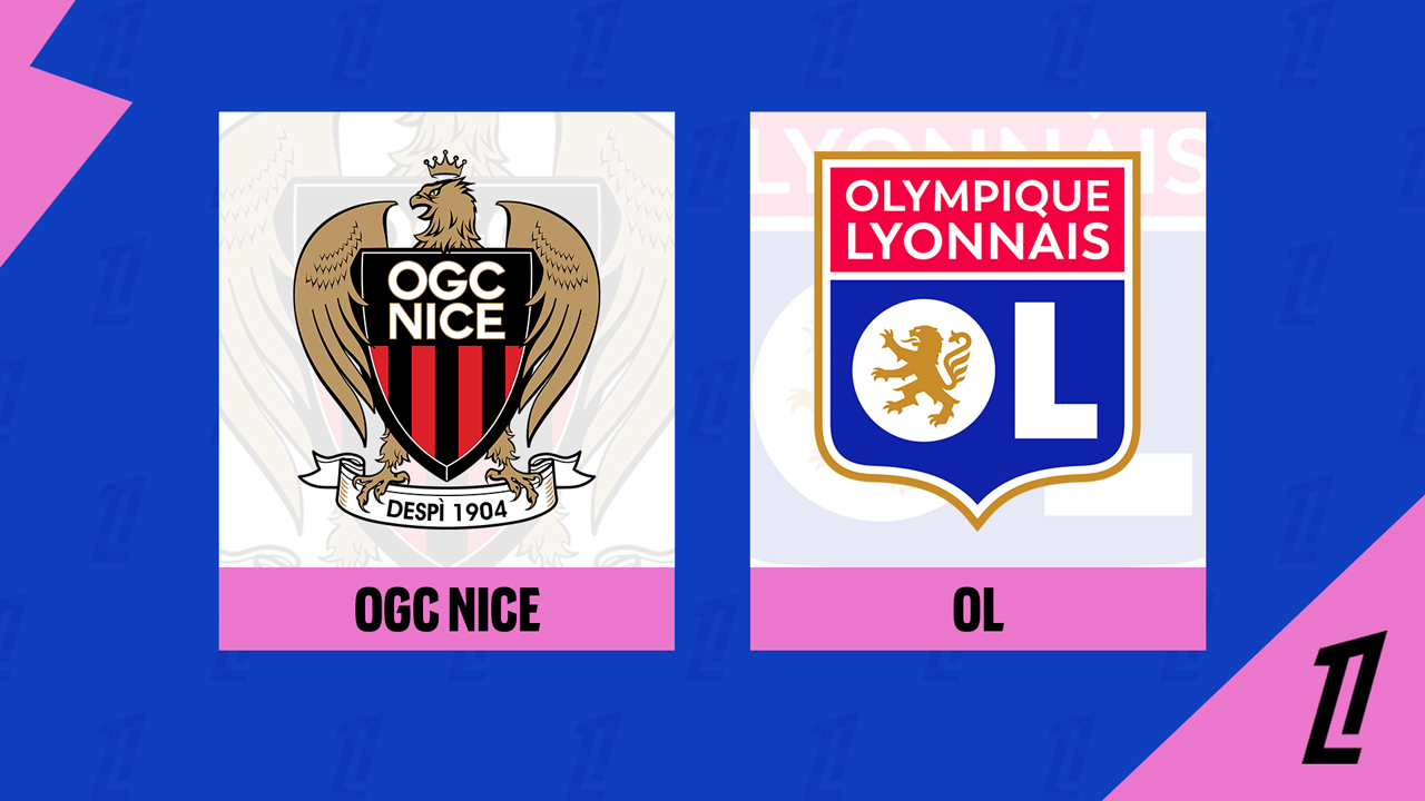 Nice vs Lyon poster