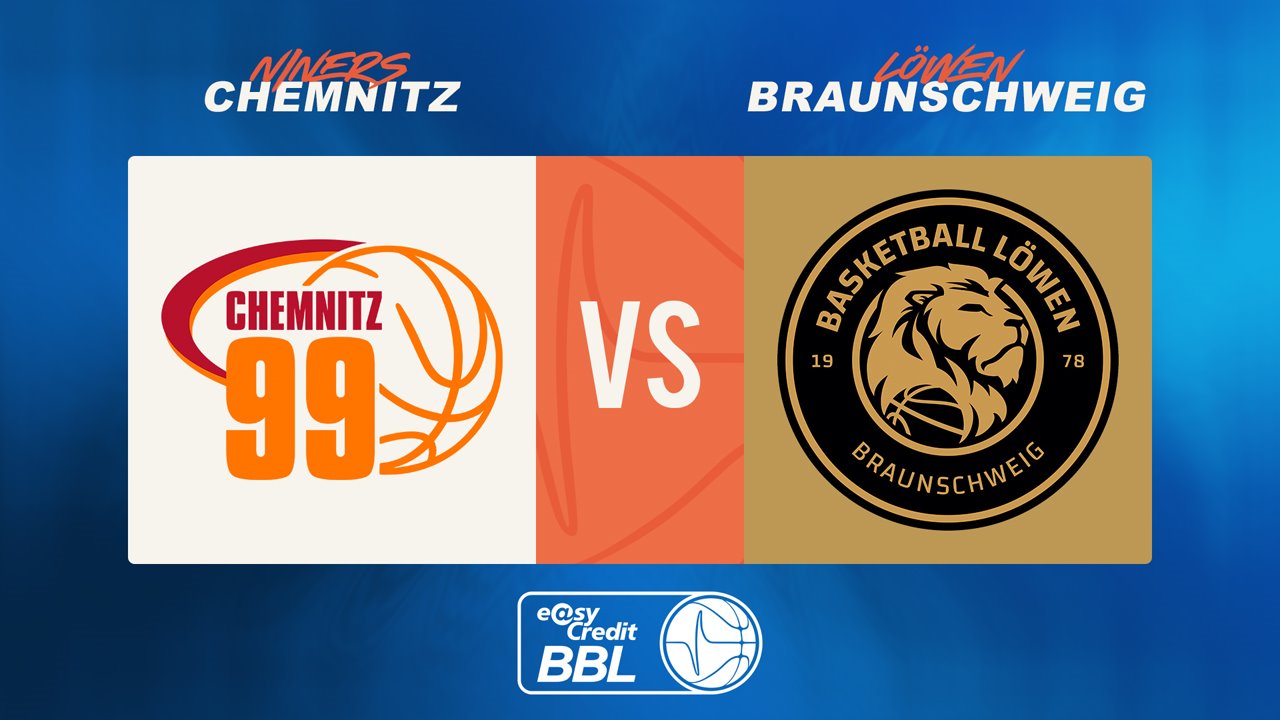 Niners Chemnitz vs Braunschweig poster