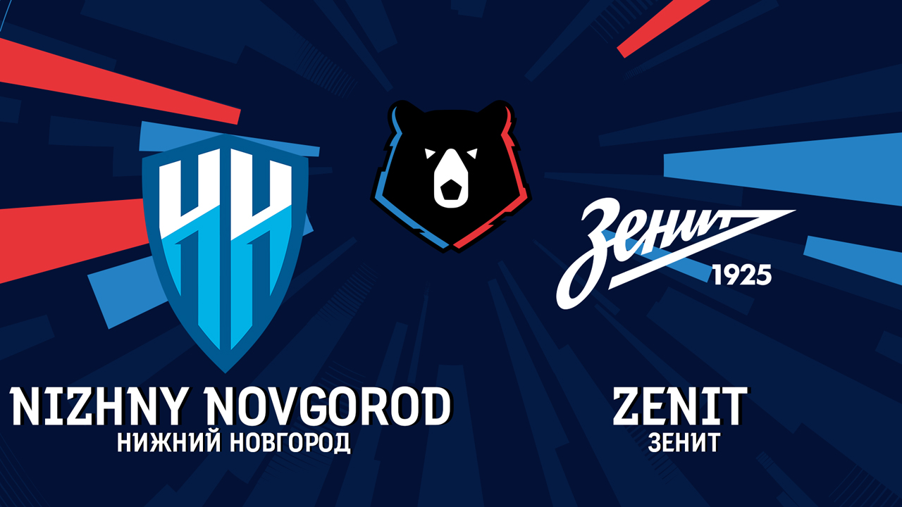 Nizhny Novgorod vs Zenit Saint Petersburg poster Nizhny Novgorod vs Zenit Saint Petersburg poster