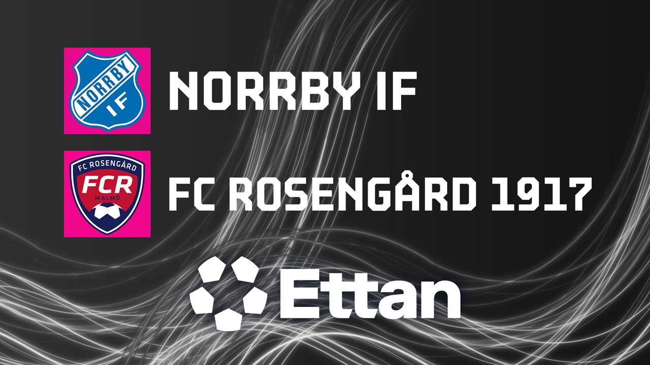 Norrby vs Rosengård poster