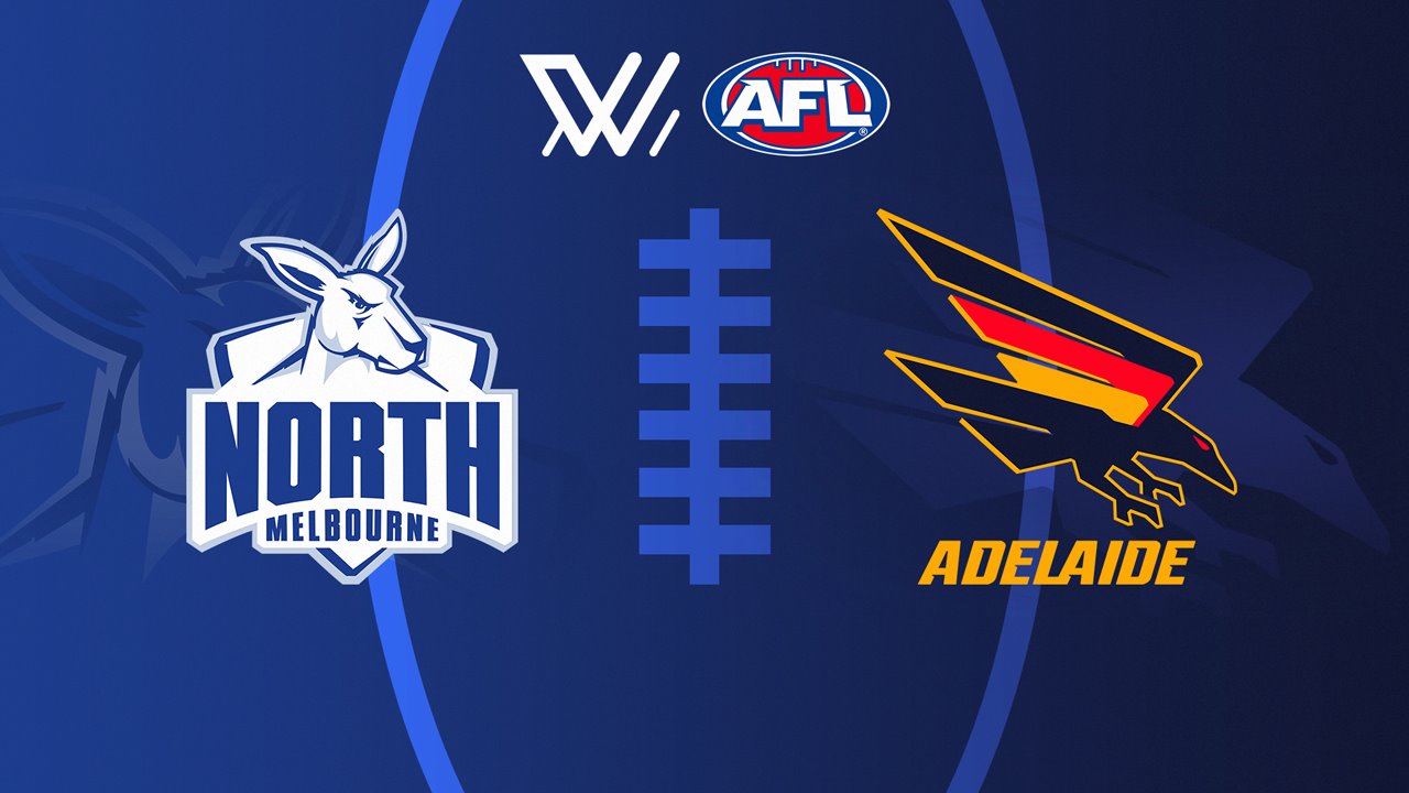 North Melbourne Kangaroos Women vs Adelaide Crows Women poster