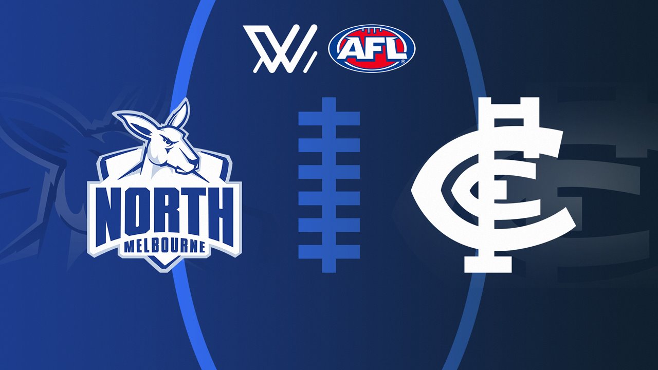 North Melbourne Kangaroos Women vs Carlton Blues Women poster