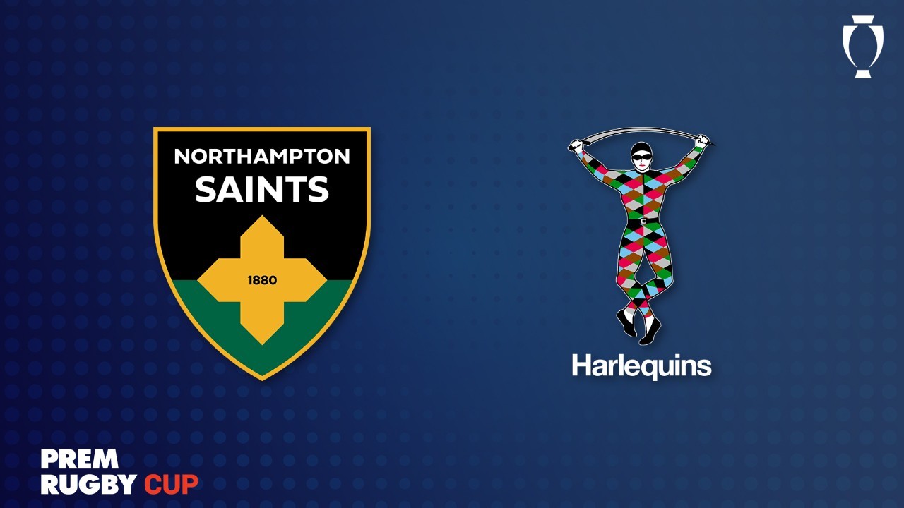 Northampton Saints vs Harlequins poster