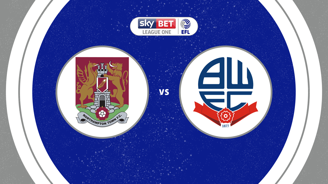 Northampton Town vs Bolton Wanderers poster