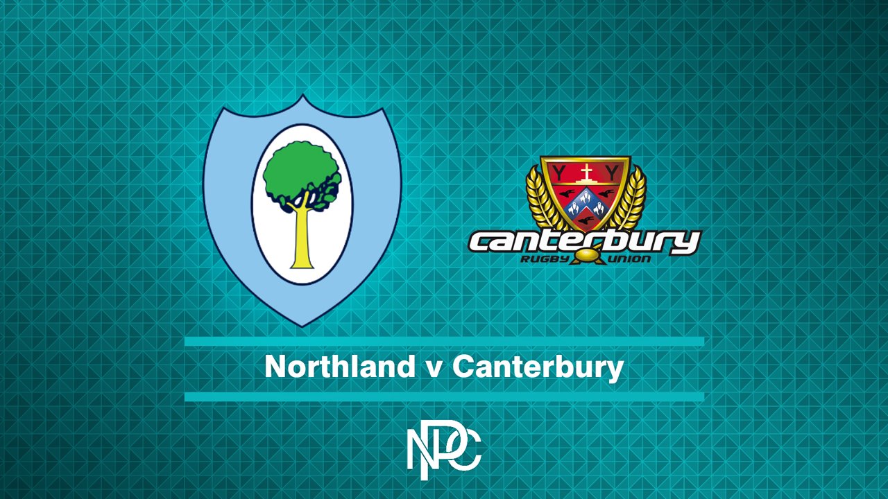 Northland vs Canterbury poster Northland vs Canterbury poster