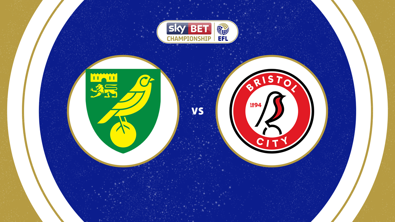 Norwich City vs Bristol City poster