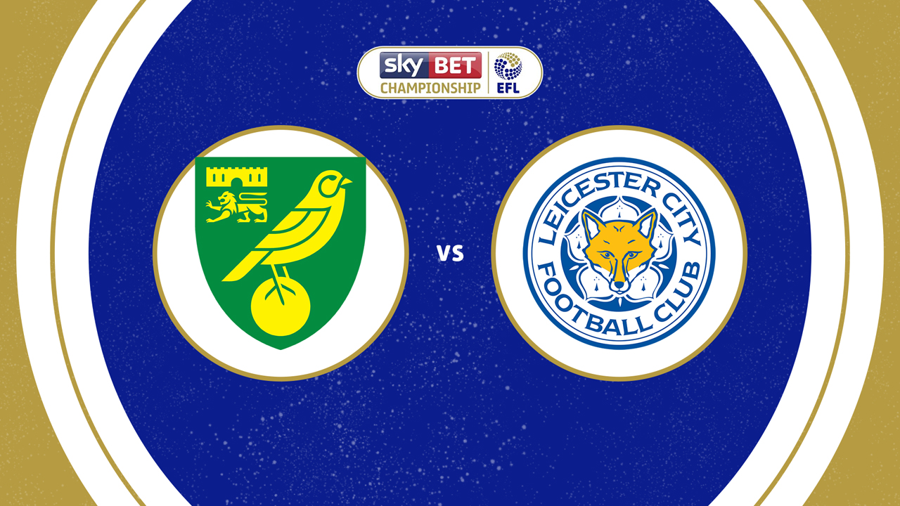 Norwich City vs Leicester City poster