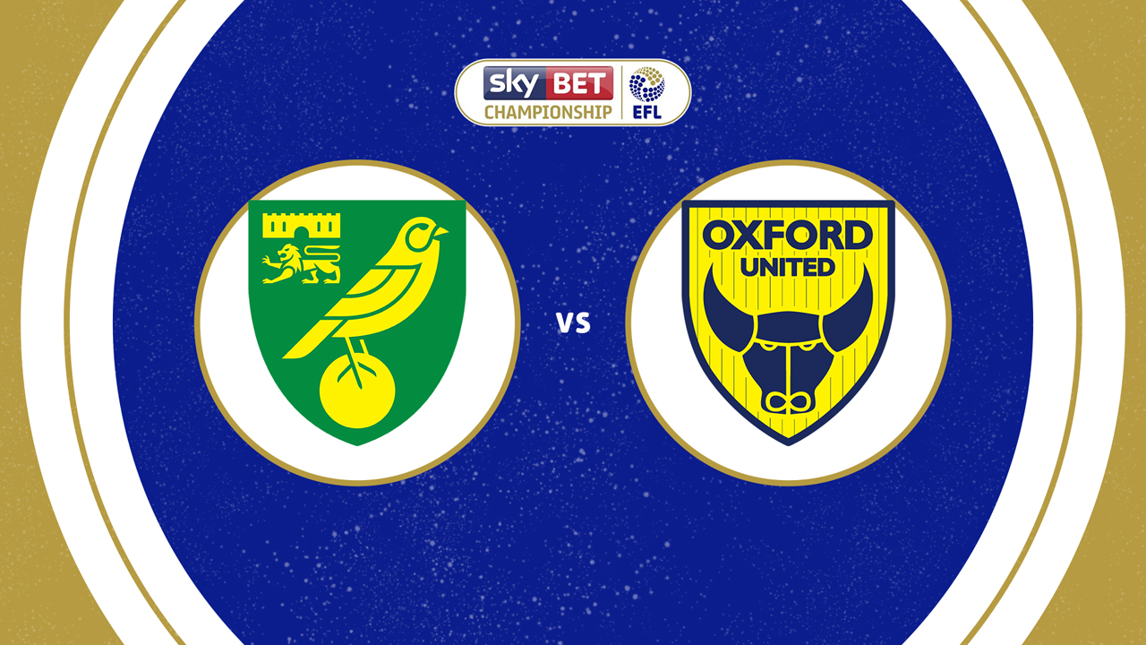 Norwich City vs Oxford United poster Norwich City vs Oxford United poster