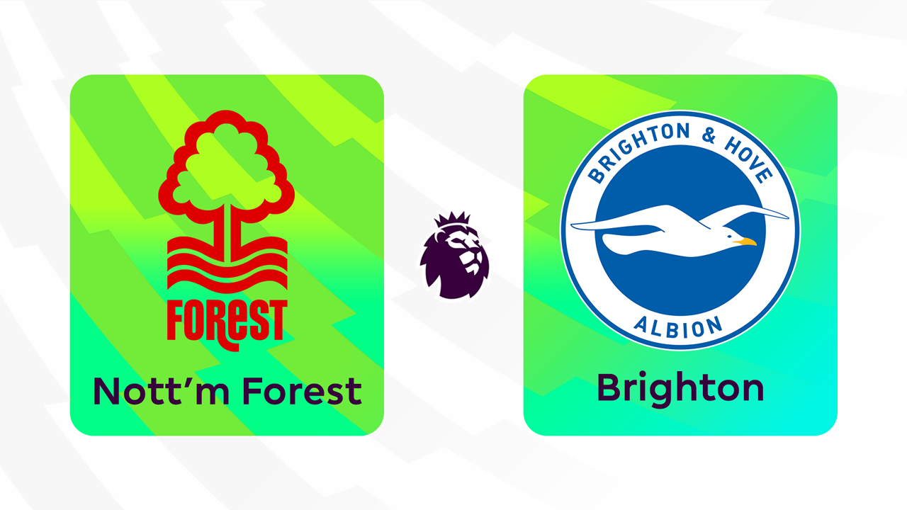 Nottingham Forest vs Brighton and Hove Albion poster