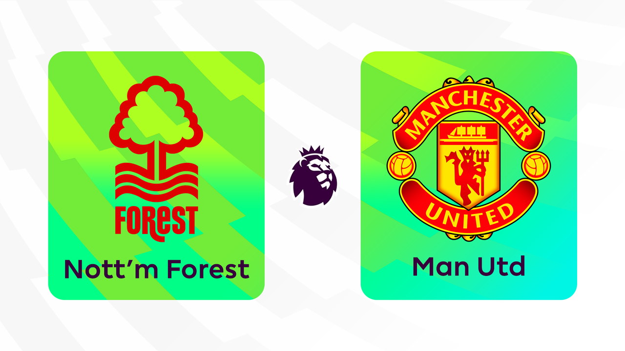 Nottingham Forest vs Manchester United poster