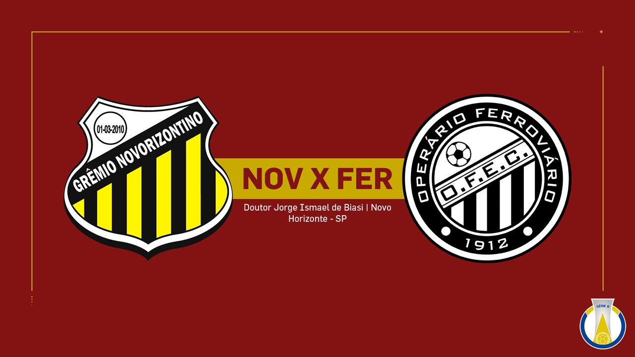 Novorizontino vs Operário Ferroviário poster