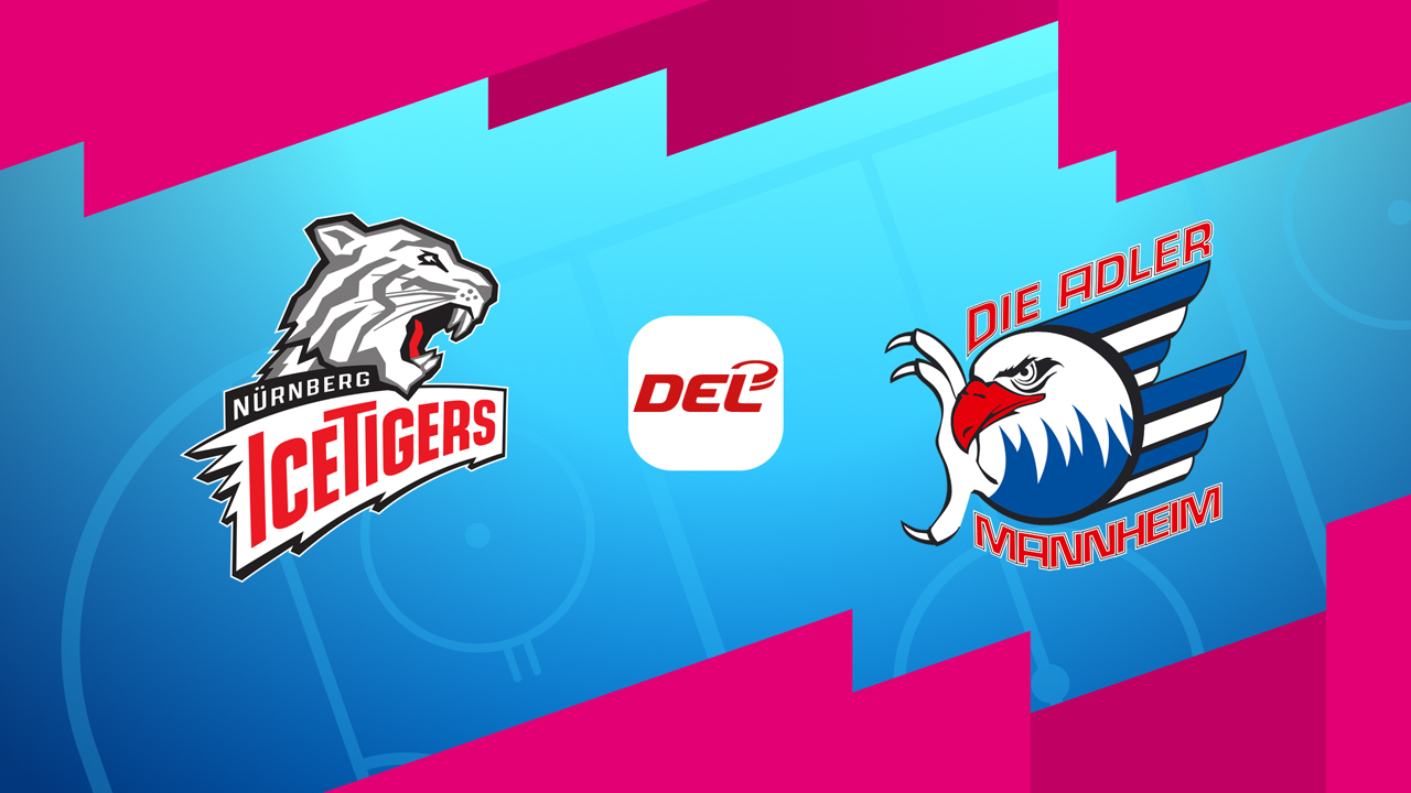 Nürnberg Ice Tigers vs Adler Mannheim poster Nürnberg Ice Tigers vs Adler Mannheim poster