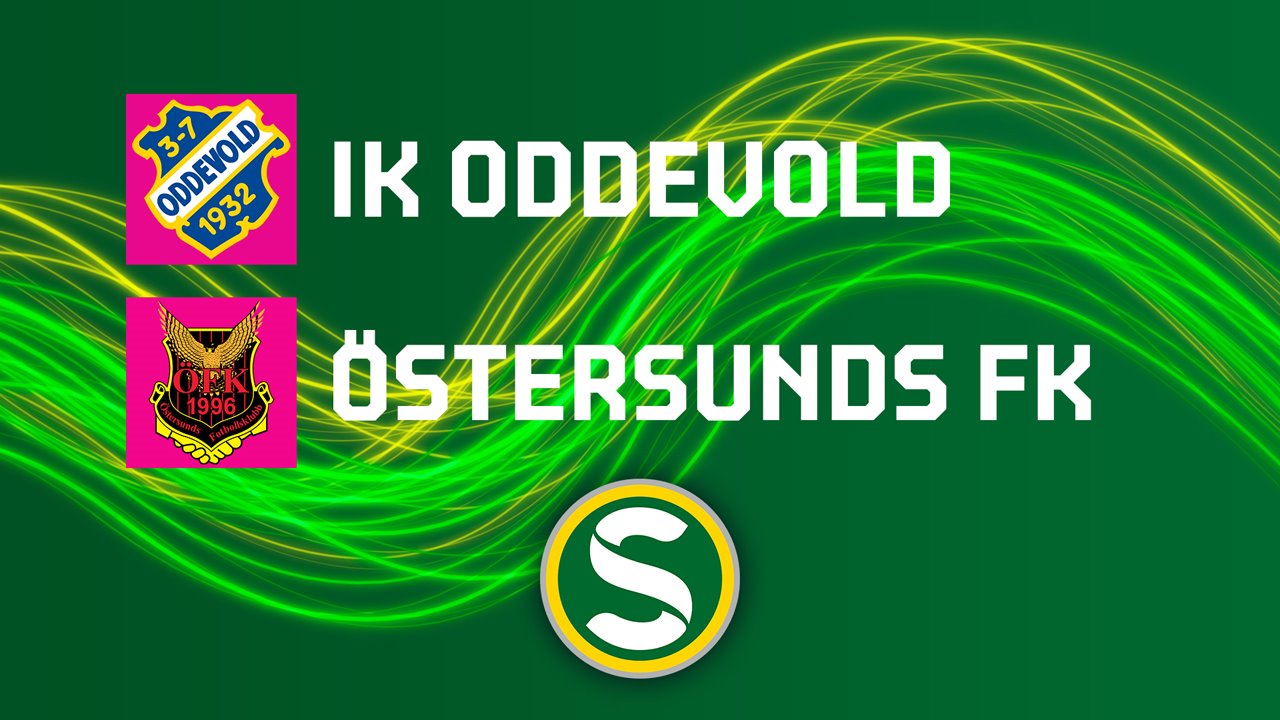Oddevold vs Ostersund poster