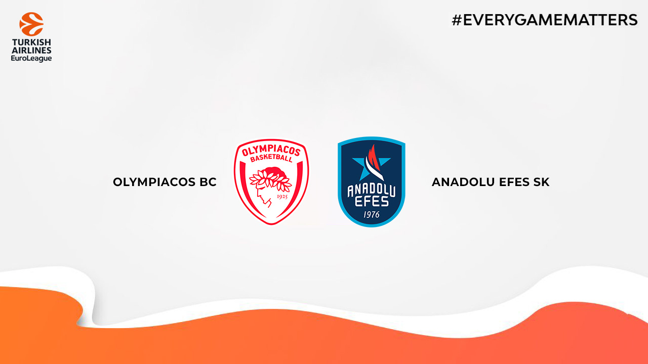 Olympiacos BC vs Anadolu Efes SK poster Olympiacos BC vs Anadolu Efes SK poster