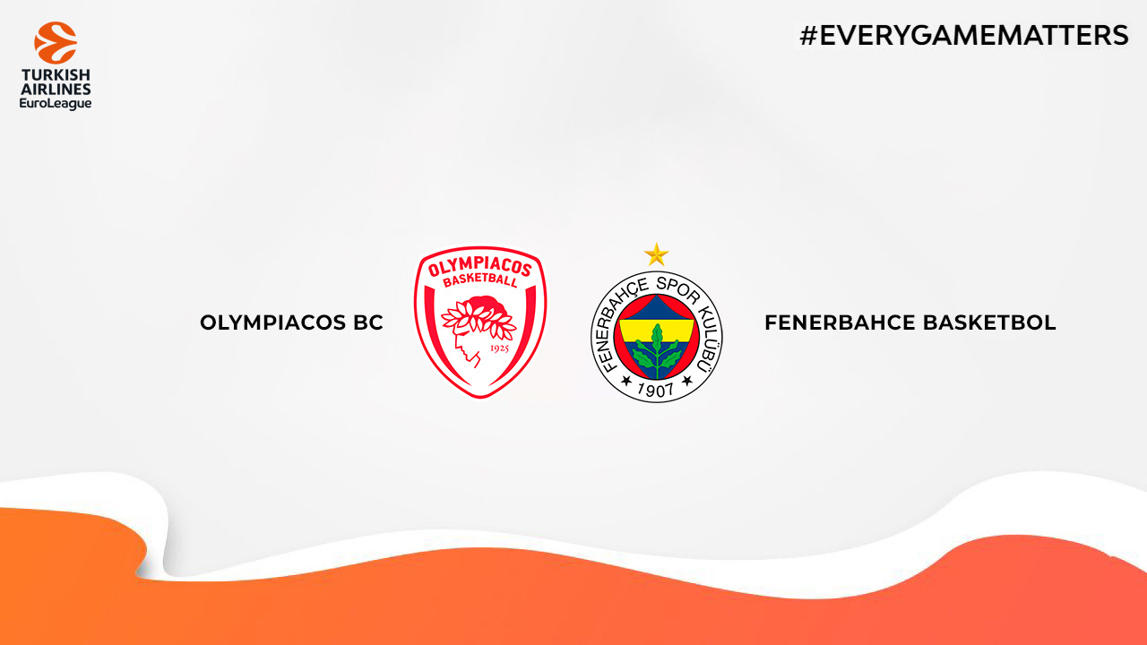 Olympiacos BC vs Fenerbahçe Basketbol poster