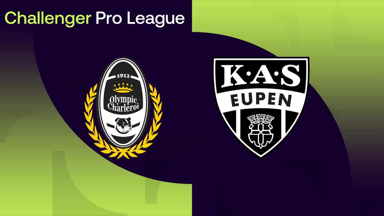 Olympic Charleroi vs Eupen poster
