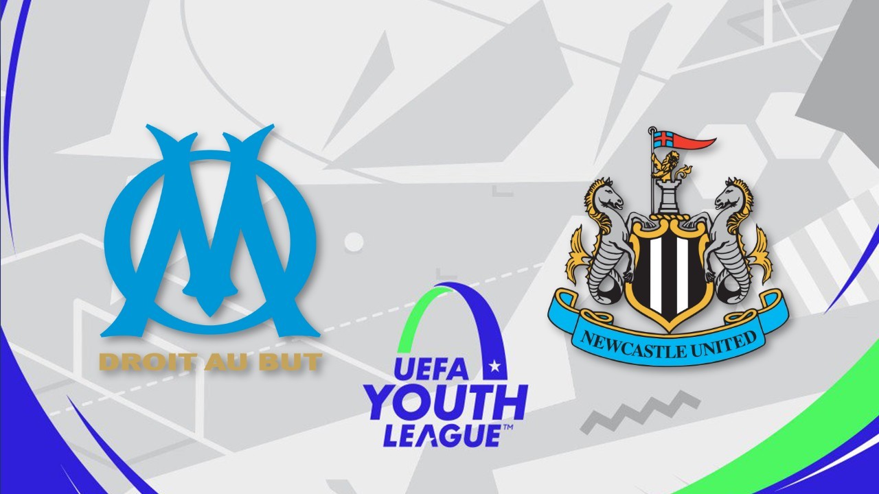 Olympique de Marseille Youth vs Newcastle United Youth poster Olympique de Marseille Youth vs Newcastle United Youth poster