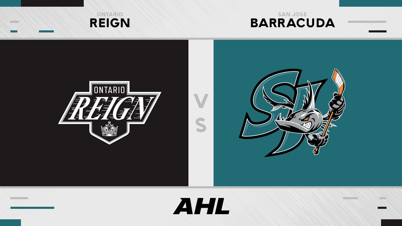 Ontario Reign vs San Jose Barracuda poster