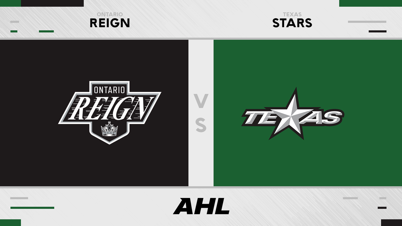 Ontario Reign vs Texas Stars poster Ontario Reign vs Texas Stars poster