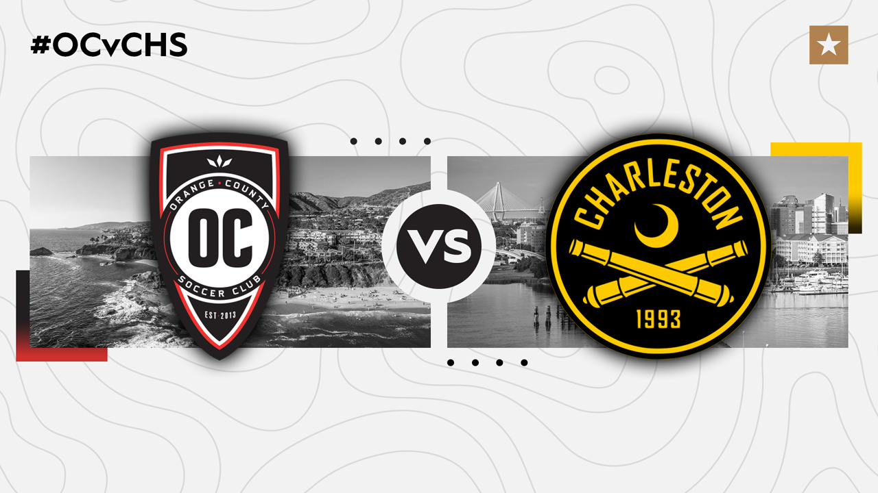 Orange County SC vs Charleston Battery poster Orange County SC vs Charleston Battery poster