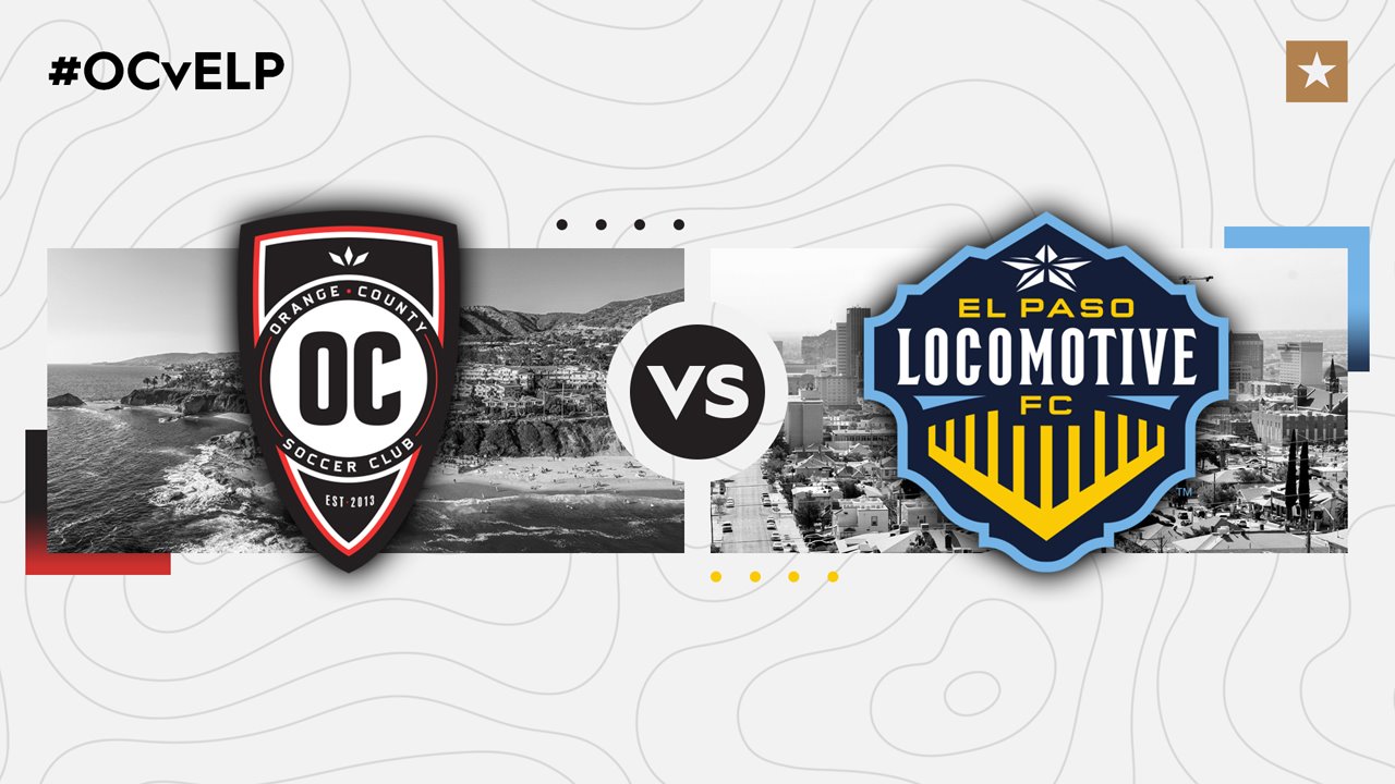 Orange County SC vs El Paso Locomotive poster