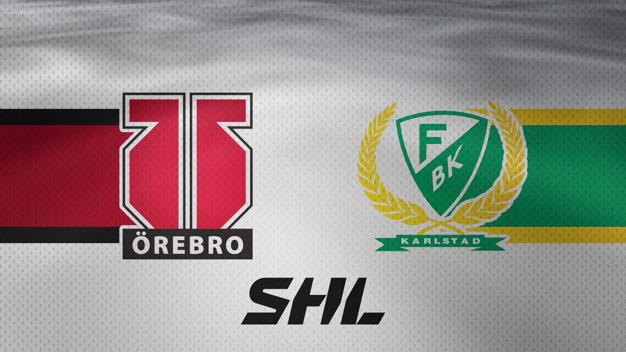 Örebro HK vs Färjestad BK poster