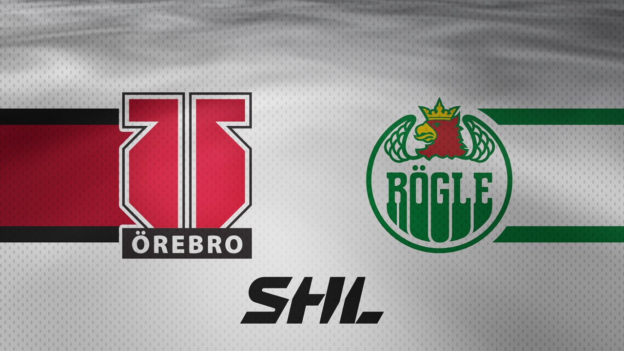 Örebro HK vs Rögle BK poster Örebro HK vs Rögle BK poster