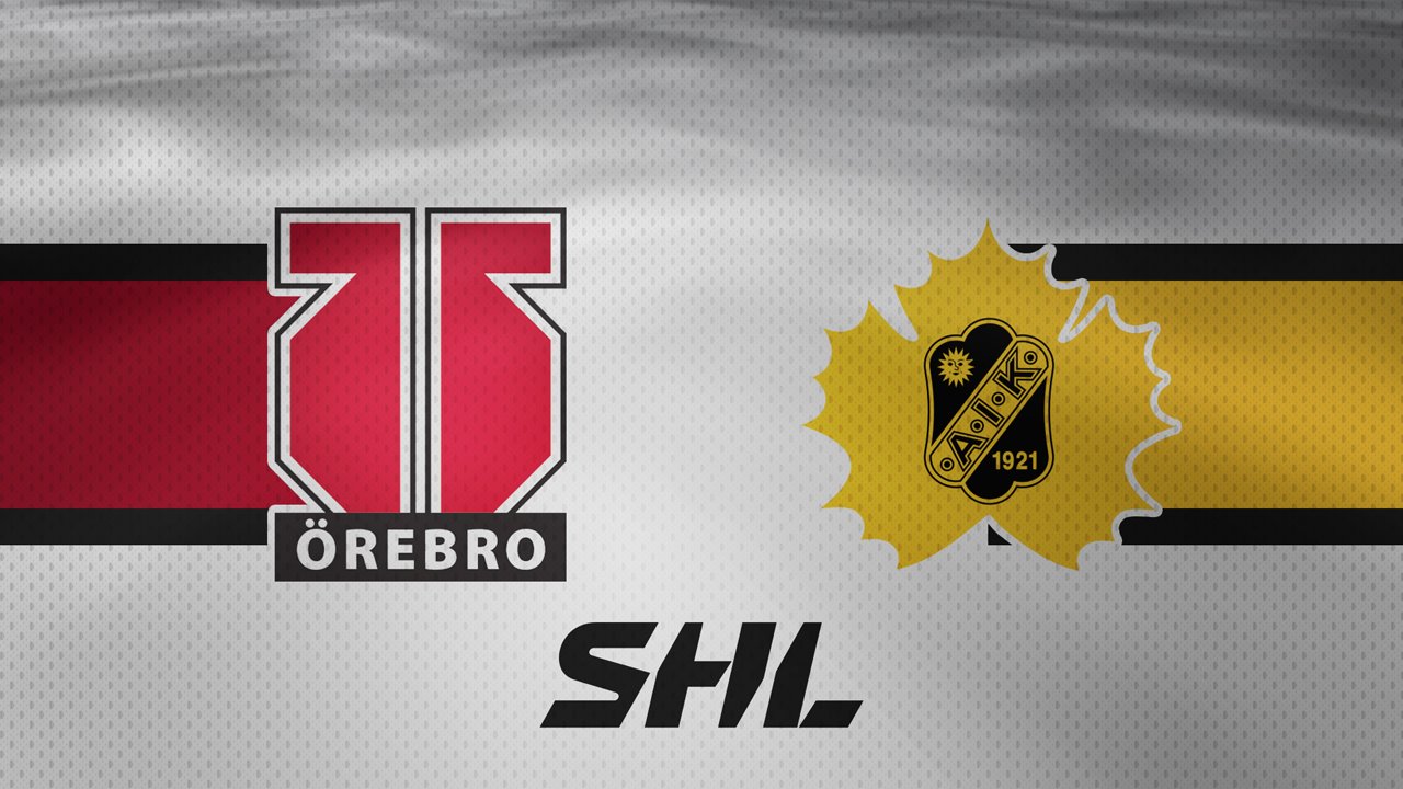 Örebro HK vs Skellefteå AIK poster Örebro HK vs Skellefteå AIK poster