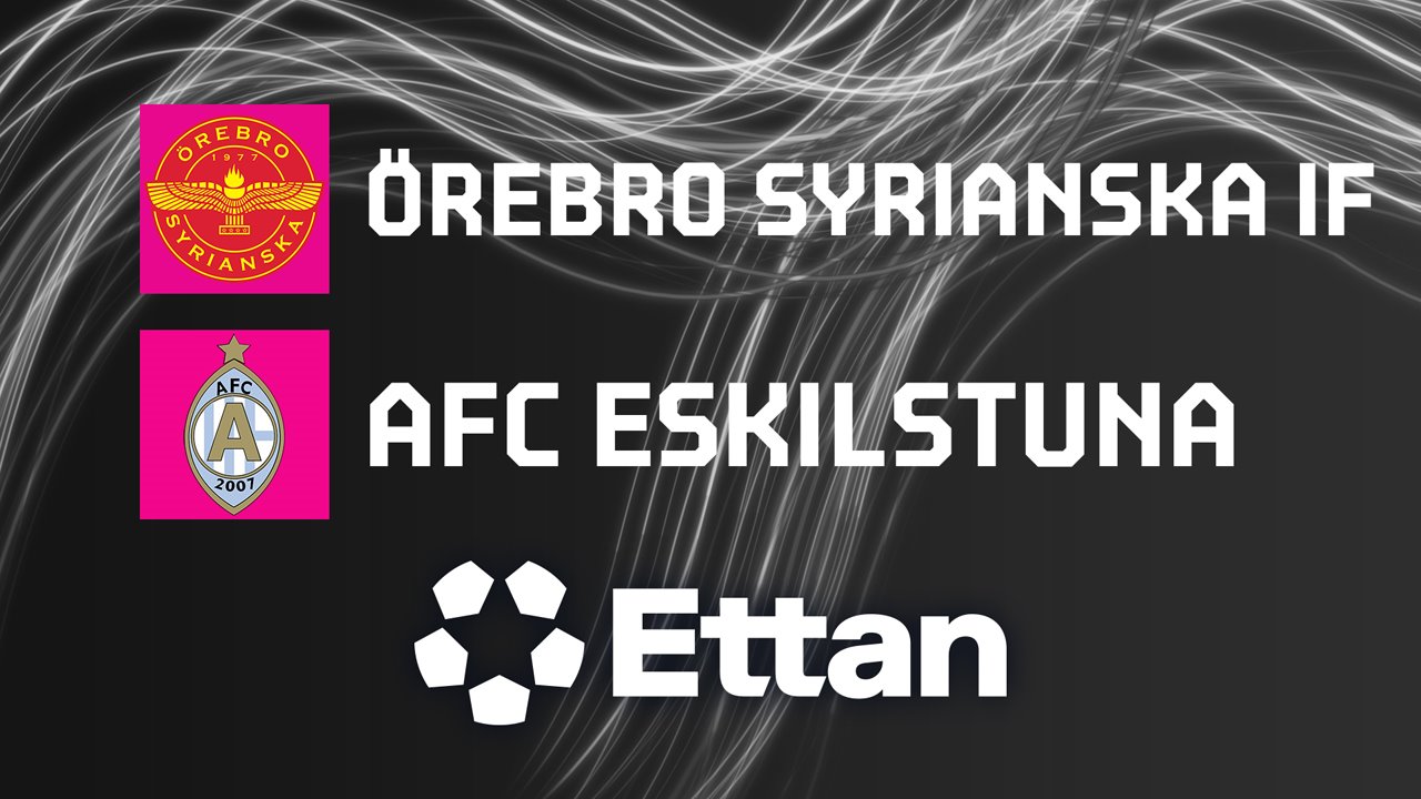 Örebro Syrianska vs AFC Eskilstuna poster