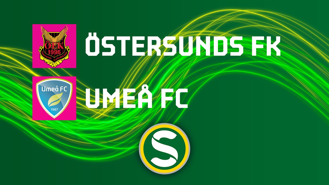 Ostersund vs Umeå poster