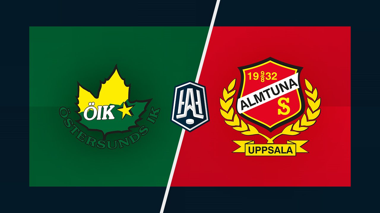 Östersunds IK vs Almtuna IS poster Östersunds IK vs Almtuna IS poster