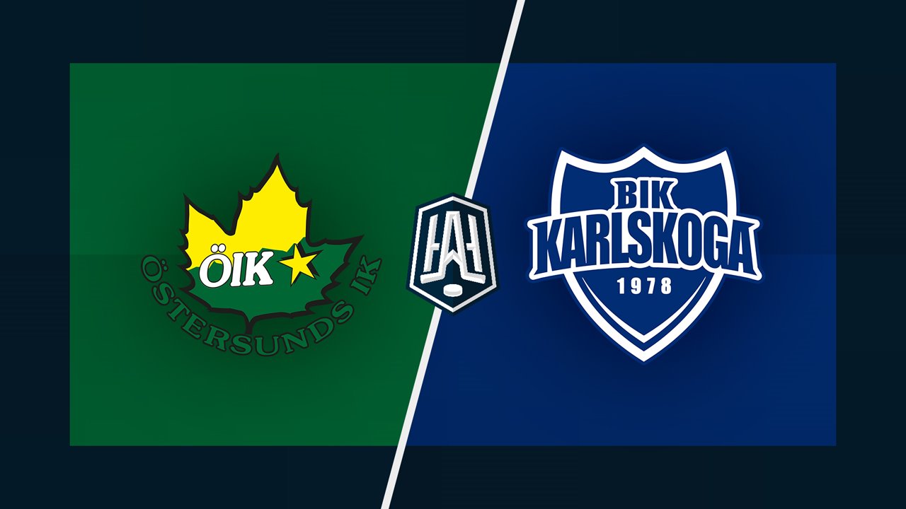 Östersunds IK vs BIK Karlskoga poster Östersunds IK vs BIK Karlskoga poster