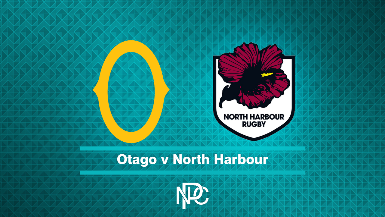 Otago vs North Harbour poster Otago vs North Harbour poster