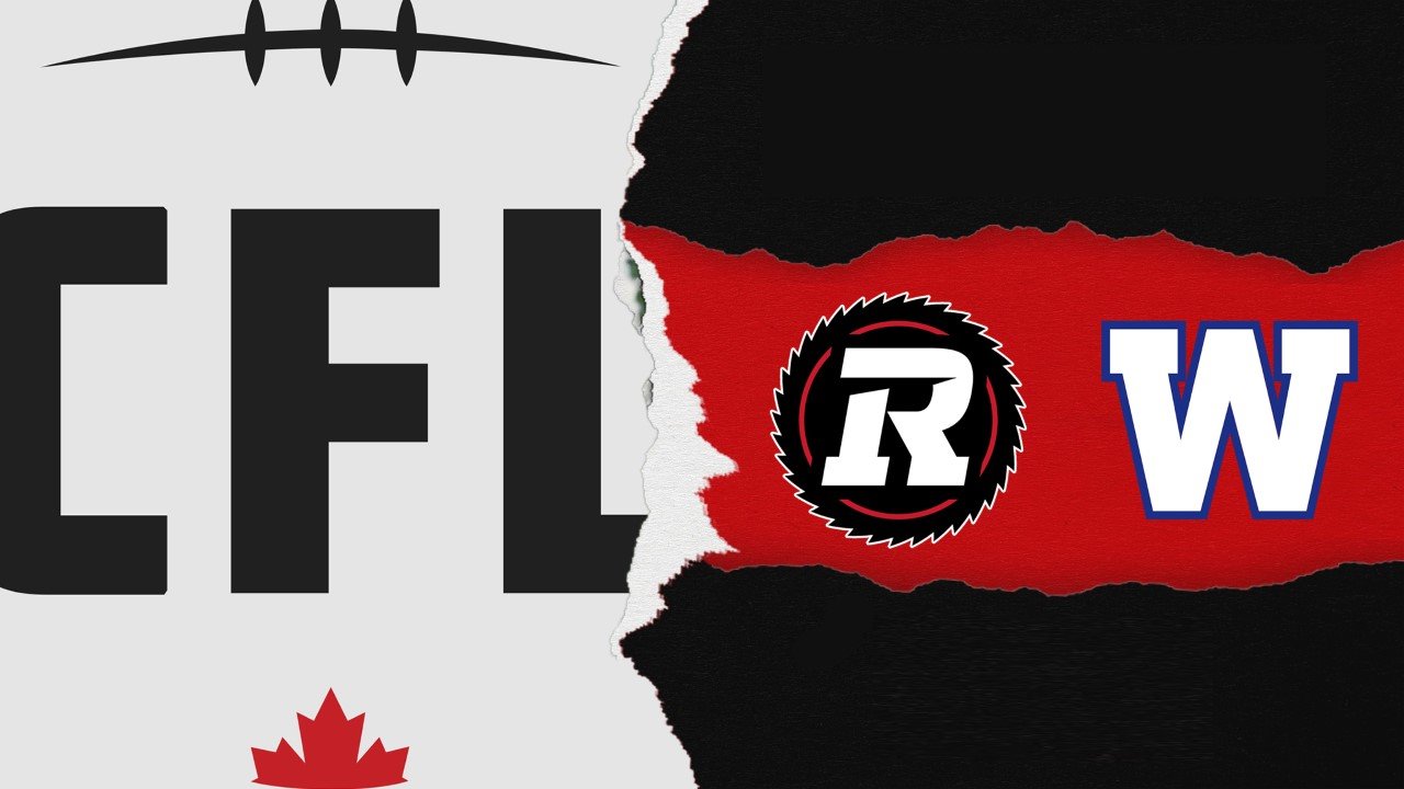 Ottawa Redblacks vs Winnipeg Blue Bombers poster