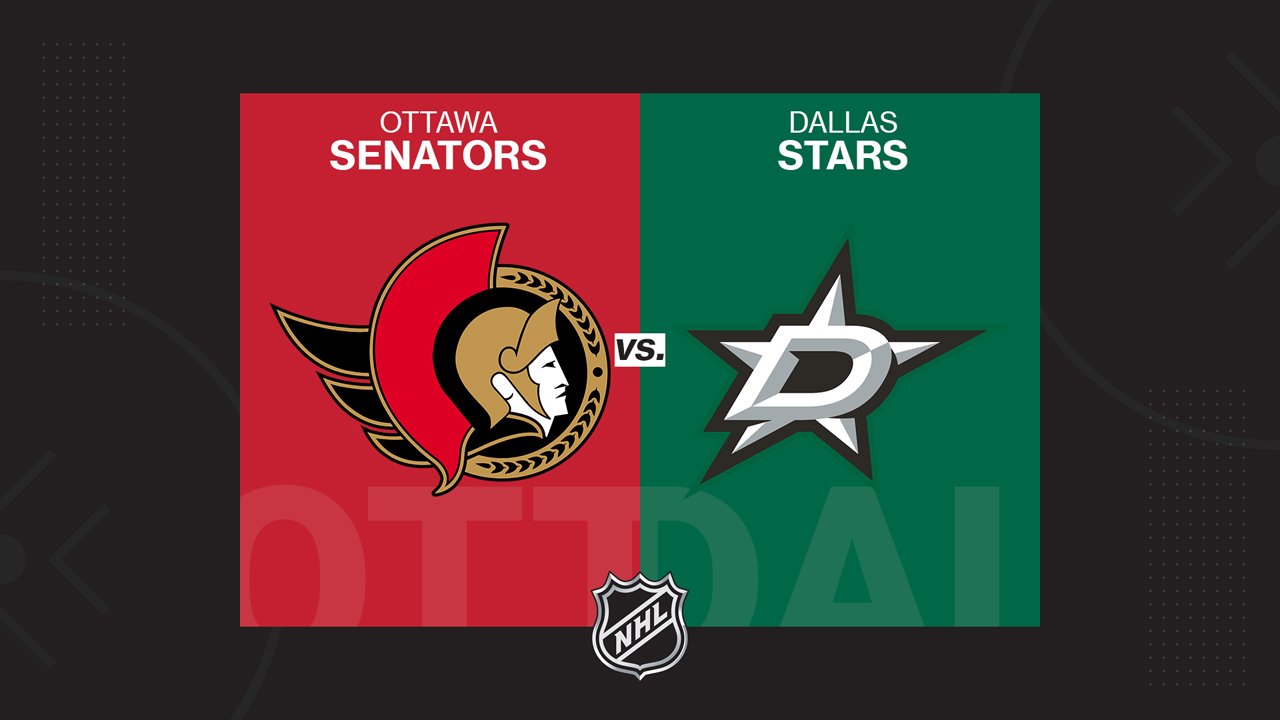 Ottawa Senators vs Dallas Stars poster