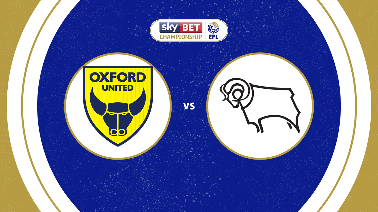 Oxford United vs Derby County poster