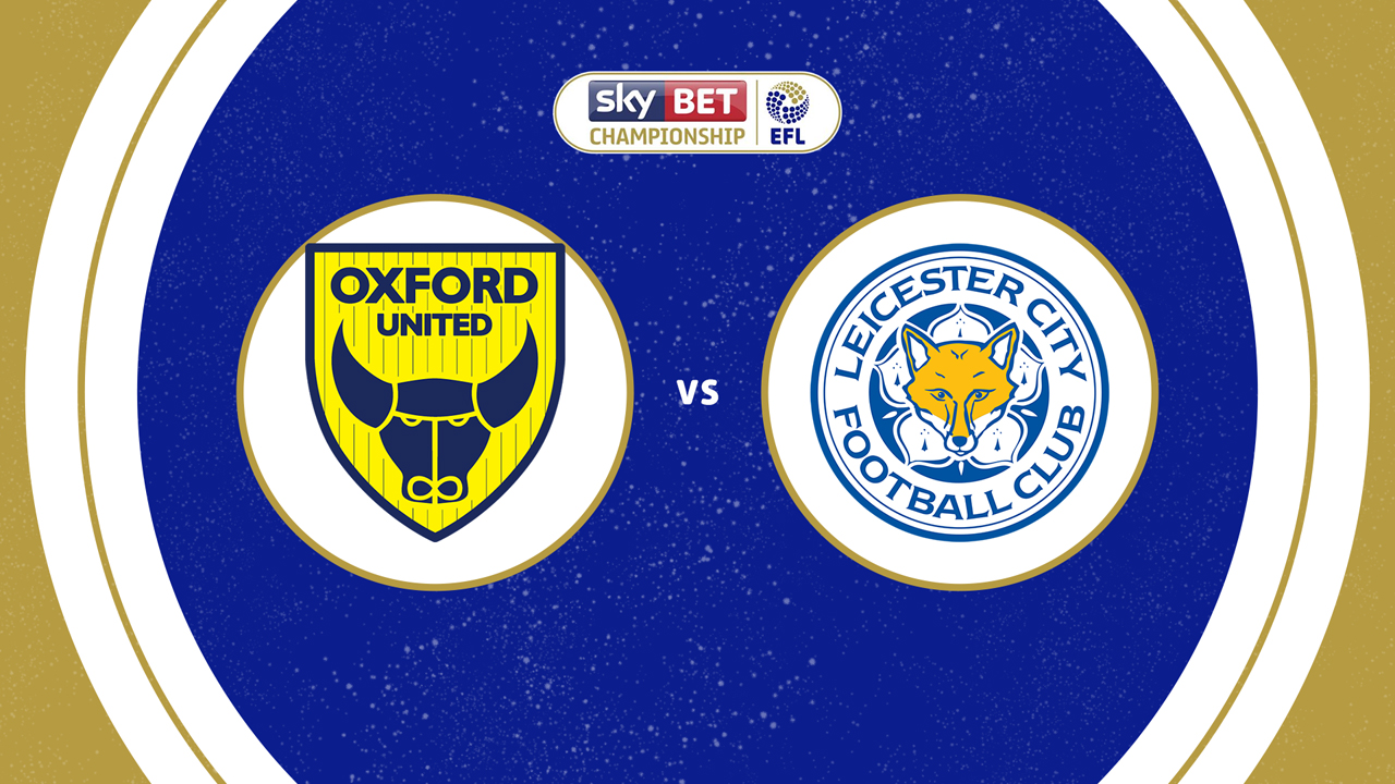 Oxford United vs Leicester City poster