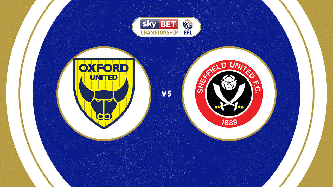 Oxford United vs Sheffield United poster Oxford United vs Sheffield United poster