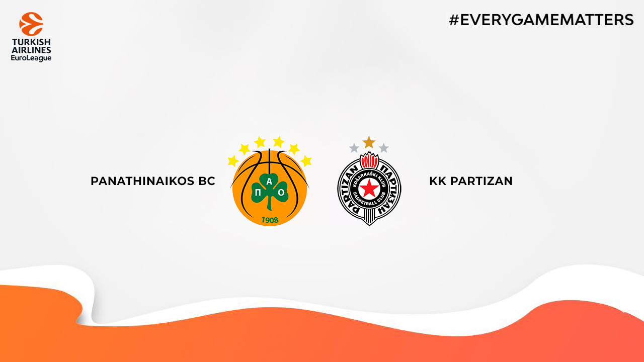 Panathinaikos BC vs KK Partizan poster Panathinaikos BC vs KK Partizan poster