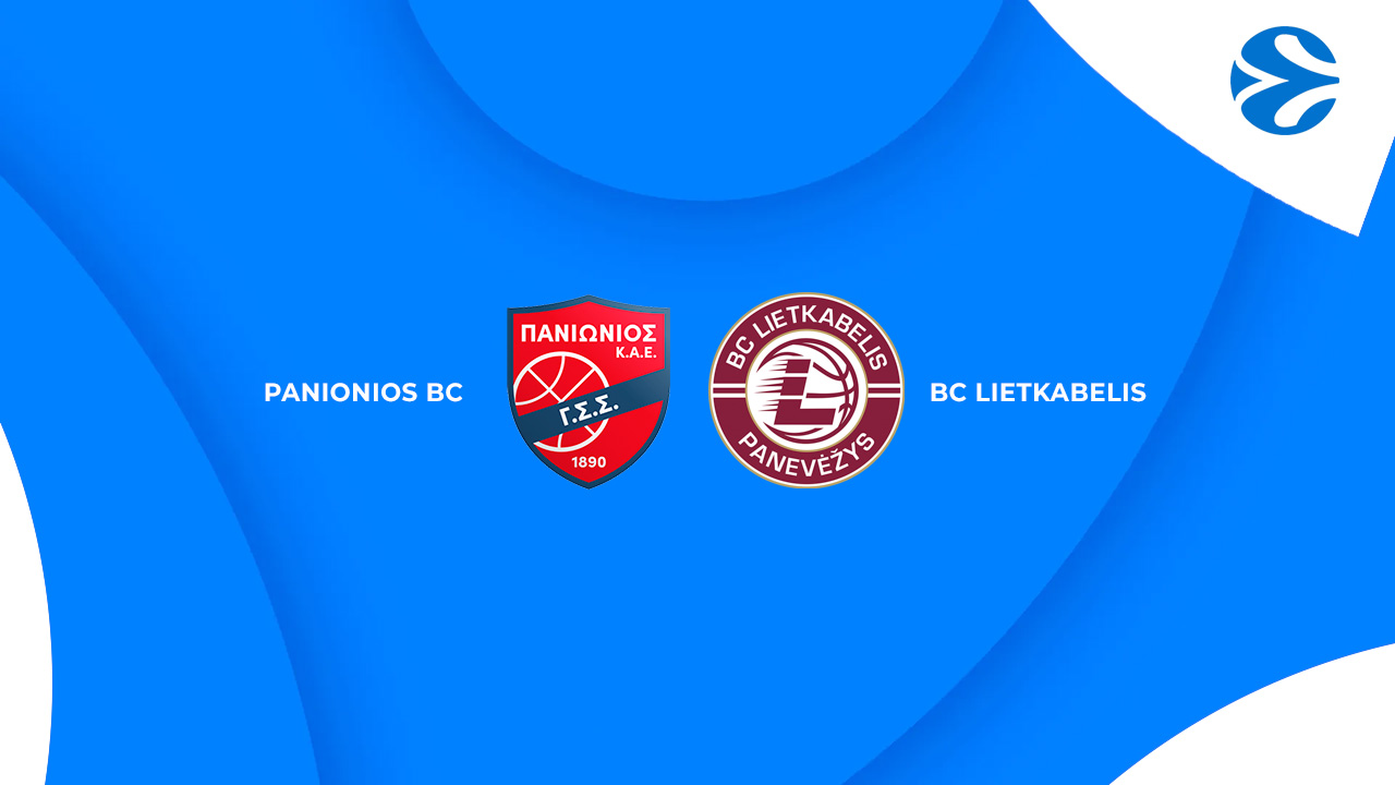 Panionios BC vs BC Lietkabelis poster Panionios BC vs BC Lietkabelis poster