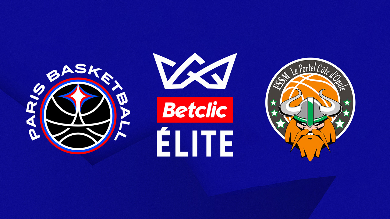 Paris Basketball vs ESSM Le Portel poster Paris Basketball vs ESSM Le Portel poster