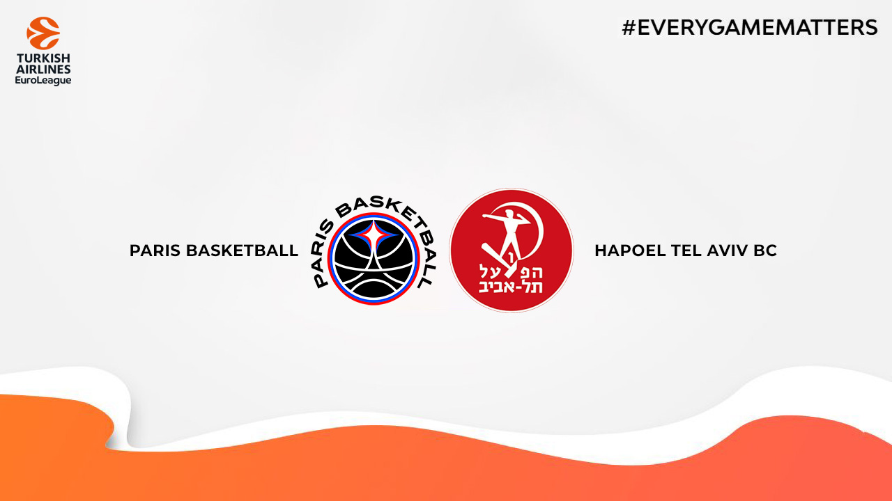 Paris Basketball vs Hapoel Tel Aviv BC poster
