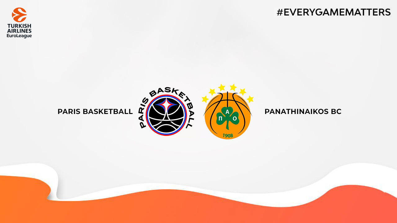 Paris Basketball vs Panathinaikos BC poster