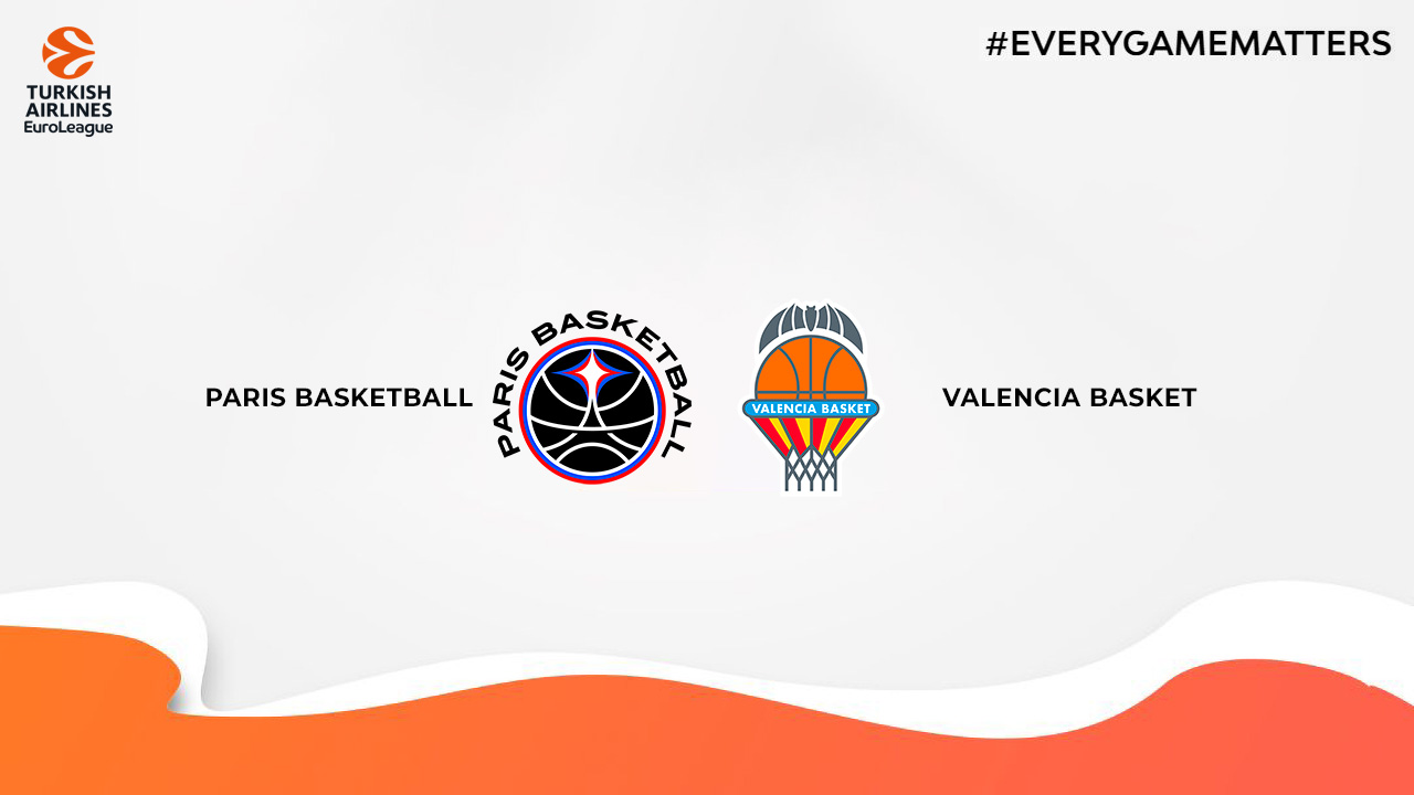 Paris Basketball vs Valencia Basket poster Paris Basketball vs Valencia Basket poster
