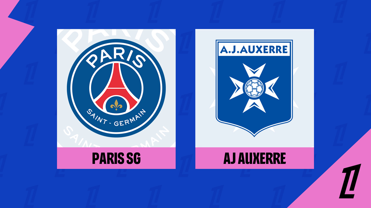 Paris SG vs Auxerre poster Paris SG vs Auxerre poster