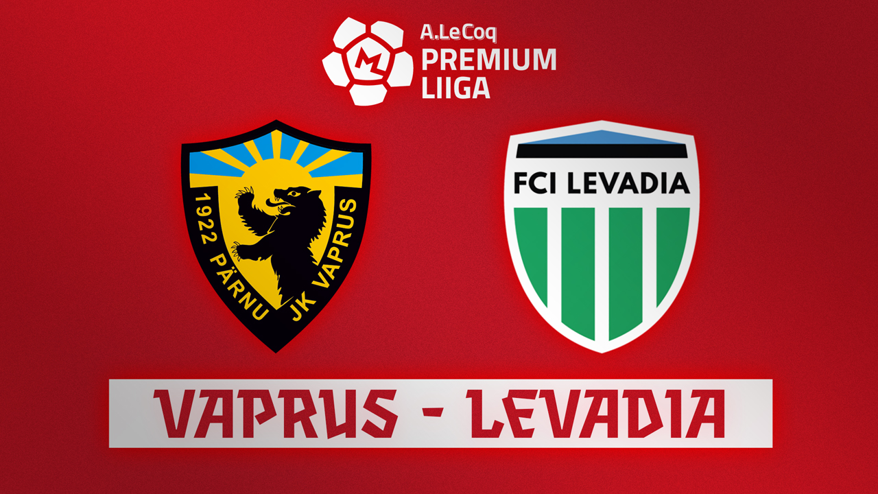 Pärnu JK Vaprus vs Levadia Tallinn poster