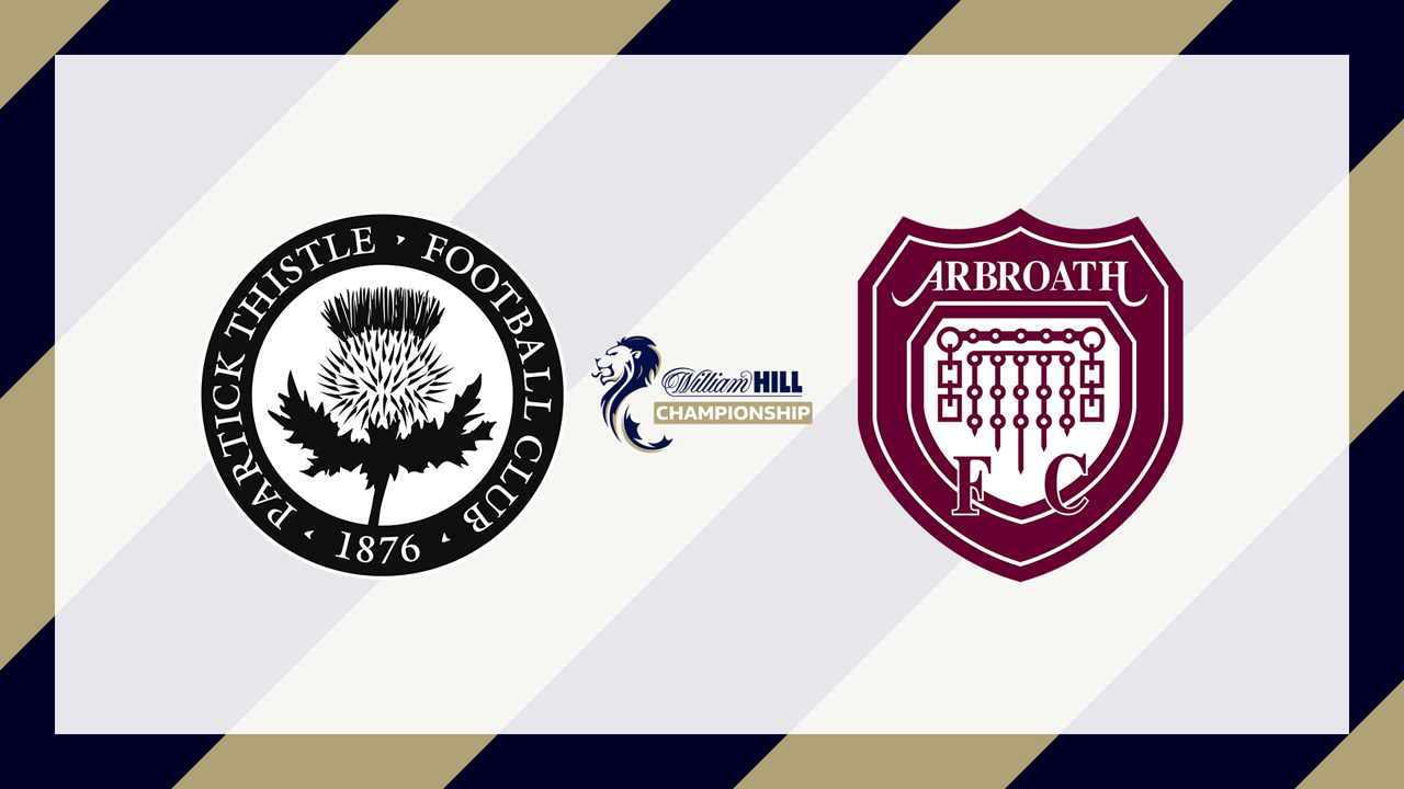 Partick Thistle vs Arbroath poster Partick Thistle vs Arbroath poster