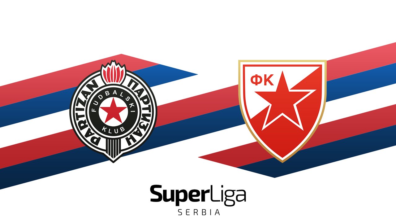 Partizan Belgrade vs Crvena Zvezda poster