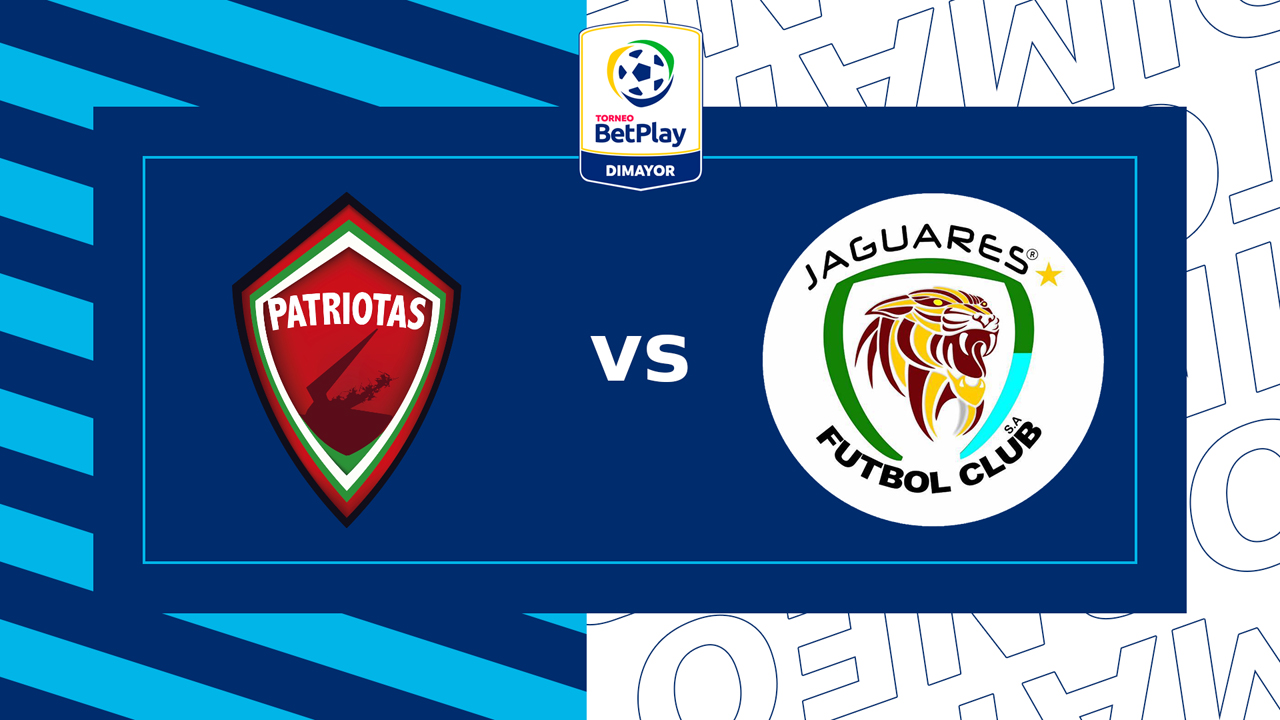 Patriotas Boyacá vs Jaguares de Córdoba poster Patriotas Boyacá vs Jaguares de Córdoba poster