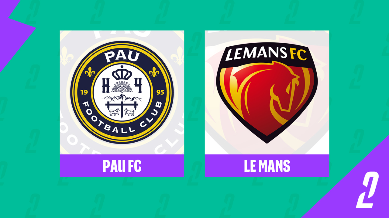 Pau FC vs Le Mans poster Pau FC vs Le Mans poster